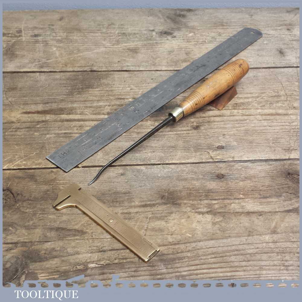 Vintage Forged Steel Carving Chisel By ADDIS - Sharpened and Honed