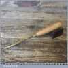 Vintage Ashley Isles 1/4” Shallow Wood Carving Gouge Chisel - Sharpened