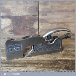 Vintage Record No: 073 Adjustable Throat Shoulder Plane - Fully Refurbished