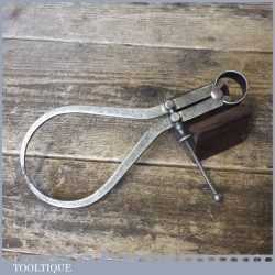 Vintage Starrett USA 7” Sprung Loaded External Steel Callipers - Good Condition.