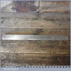 Vintage 12” Rabone Chesterman No 29 Steel Ruler - Good Condition.