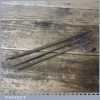 Vintage Set 3 No: Saddlers Leatherworkers Needles 6” 6½” & 7” - Good Condition