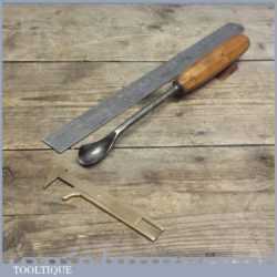 Vintage Forged Steel Carving Chisel By Henry Taylor - Sharpened and Honed