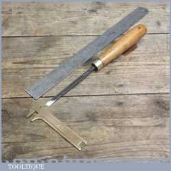 Vintage Forged Steel Carving Chisel By S J ADDIS - Sharpened and Honed