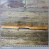 Vintage W Marples & Son Brass Soled Boxwood Spokeshave - Good Condition