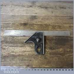 Vintage Rabone No: 1902 Steel Adjustable Combination Square - Fully Refurbished