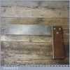 Vintage Carpenters Rosewood Brass 9” Try Square - Good Condition
