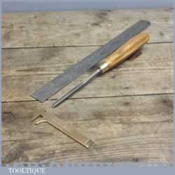 Vintage Forged Steel Carving Chisel By Auriou (Lie Nielson)