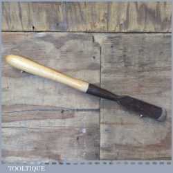 Vintage 2” Shipwrights Cast Steel Timber Framing Socket Gouge Chisel