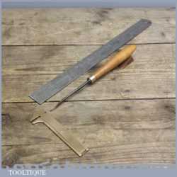 Vintage Forged Steel Carving Chisel By Henry Taylor - Sharpened and Honed