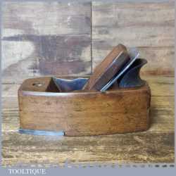 Vintage Melhuish Beechwood Block Smoothing Plane With Preston Accessories