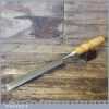 Vintage Marples 1 ¼” Pattern Makers Boxwood Bevel Edge Paring Chisel
