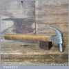 Vintage Carpenters Cast Steel Claw Hammer Wooden Handle - Good Condition