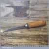 Vintage Footprint 1/4” Mortice Chisel Beech Handle - Ministry Broad Arrow