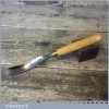 Vintage German 5/8” Wide Deep Curved Shank Wood Carving Gouge Chisel