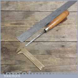 Vintage Forged Steel Carving Chisel By ADDIS & SONS - Sharpened and Honed