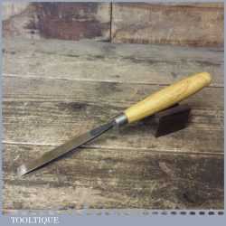 Vintage I Sorby Sheffield 1/2” Wood Carving Skew Chisel - Sharpened Honed