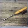 Vintage Marples 1/4” Carpenter's Boxwood Bevel Edge Paring Chisel