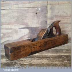 Antique Varvill & Son York 1862-1904 17” Beech Try Plane Boxwood Insert