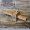 Vintage Robert Sorby & Sons Kangaroo Beech Marking Gauge - Brass Thumbscrew