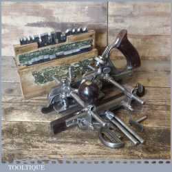 Vintage Boxed Stanley No: 45 Combination Plough Plane - Fully Refurbished