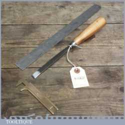 Vintage Forged Steel Carving Chisel by Buck Brothers - Sharpened and Honed