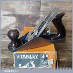 Vintage Boxed Stanley England No: 4 Smoothing Plane - Fully Refurbished