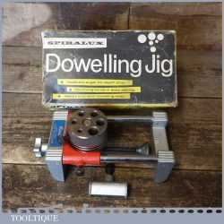 Vintage Boxed Spiralux No: 2300 Dowelling Jig Hollands Blair - Good Condition