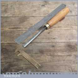 Vintage Forged Steel Carving Chisel By J B ADDIS & SONS