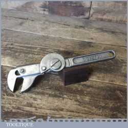 Vintage Burston Adjustable Spanner Patented in 1932 Snail Cam Adjuster