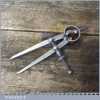 Vintage Moore & Wright 4” Steel Spring Dividers - Good Condition