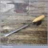 Vintage I Sorby 7/8” Pattern Makers Boxwood Handled Bevel Edge Paring Chisel