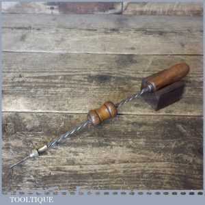 Vintage Jewellers 10 ½” Archimedes Drill Beech Handles - Good Condition Vintage Jewellers 10 ½” Archimedes Drill Beech Handles - Good Condition