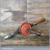 Vintage Stanley No: 803 Egg Beater Hand Drill Keyless Chuck