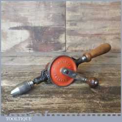Vintage Stanley No: 803 Egg Beater Hand Drill Keyless Chuck