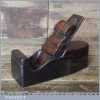 Antique 19th Century Cast Steel Rosewood Infill Smoothing Plane - Frost Norwich Iron