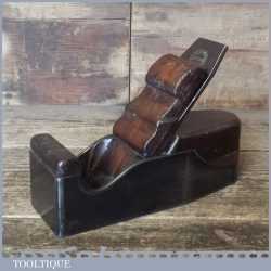 Antique 19th Century Cast Steel Rosewood Infill Smoothing Plane - Frost Norwich Iron