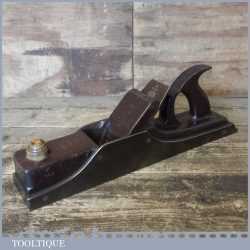 Antique Scottish Pattern Cast Steel 15 ½” Panel Plane - Rosewood Infill