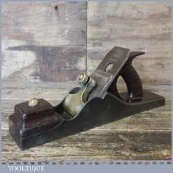 Antique Scottish Pattern Cast Steel 13 ½” Panel Plane - Rosewood Infill
