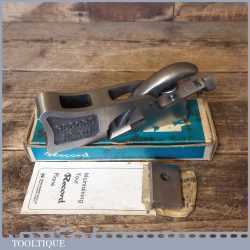 Vintage Boxed 3 In 1 Record No: 311 Shoulder Bull Nose And Chisel Plane