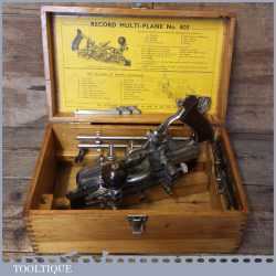 Vintage Boxed Record No: 405 Combination Multi Plane -Good Condition