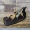 Antique Spiers Of Ayr Cast Steel Smoothing Plane Rosewood Infill - Gunmetal Cap