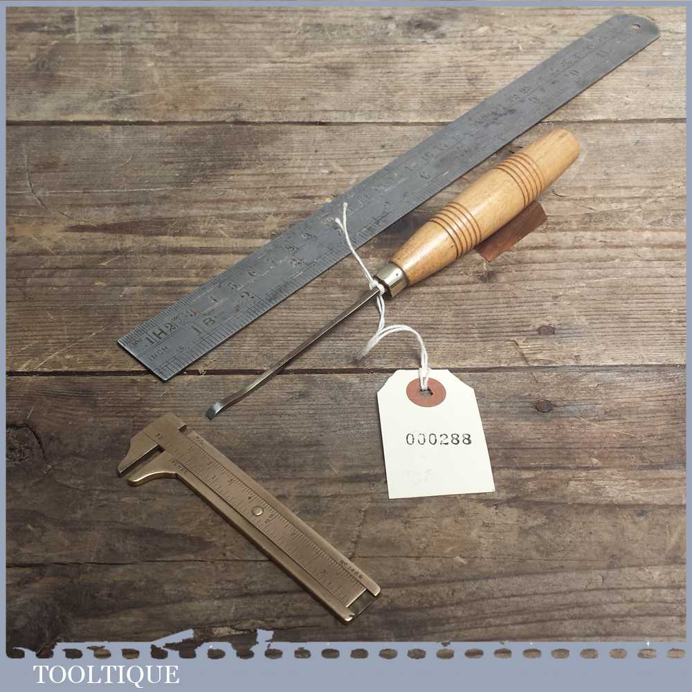 Vintage Forged Steel Carving Chisel - Sharpened and Honed
