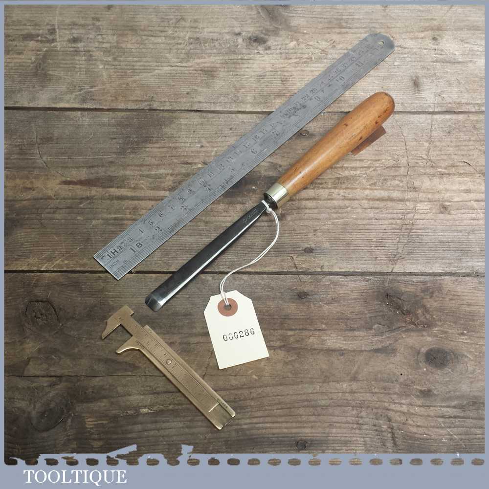 Vintage Forged Steel Carving Chisel By S J ADDIS - Sharpened and Honed