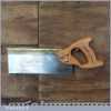 Vintage Spear & Jackson 10” Brass Back Tenon Saw 14 TPI - Sharpened