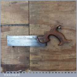 Vintage Tyzack & Turner 8” Steel Back Dovetail Saw 15 TPI - Sharpened