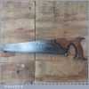 Antique Joseph Tyzack & Son Sheffield’ 12” Gentleman’s Handsaw 17 TPI - Sharpened