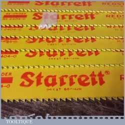New Old Stock Starrett Redstripe Heavy Duty 24” x 2” x 4 TPI HSS Power Hacksaw Blades