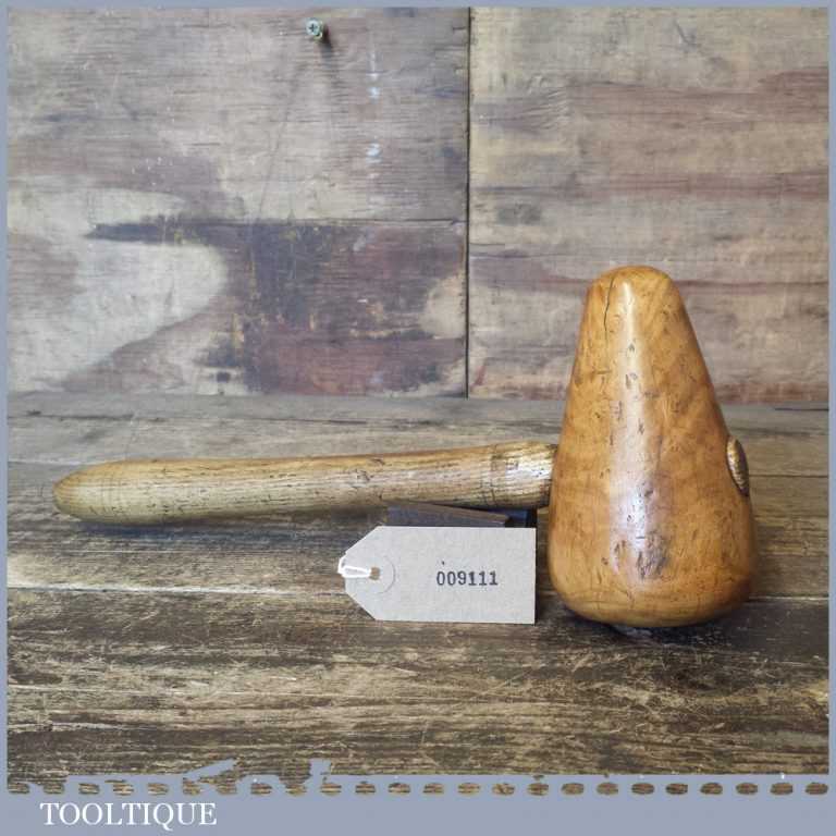 Vintage Lignum Vitae Plumber’s Lead Dressing Bossing Mallet Good Condition Tooltique