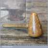 Vintage Lignum Vitae Plumber’s Lead Dressing Bossing Mallet - Good Condition